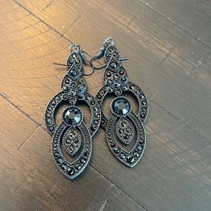 Black earrings